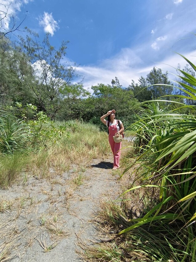 【花蓮.新城】免費寵物景點。曼波海灘散散步。賞超美麗海灣