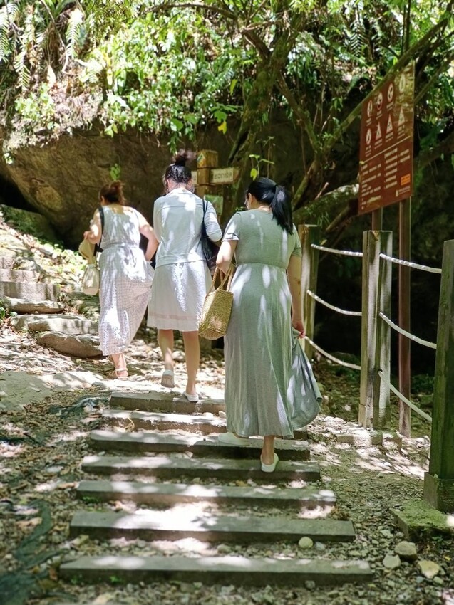 【花蓮.市區】撒固兒步道散散步。簡易好走有瀑布。穿裙子都能輕鬆駕馭。來回約一小時