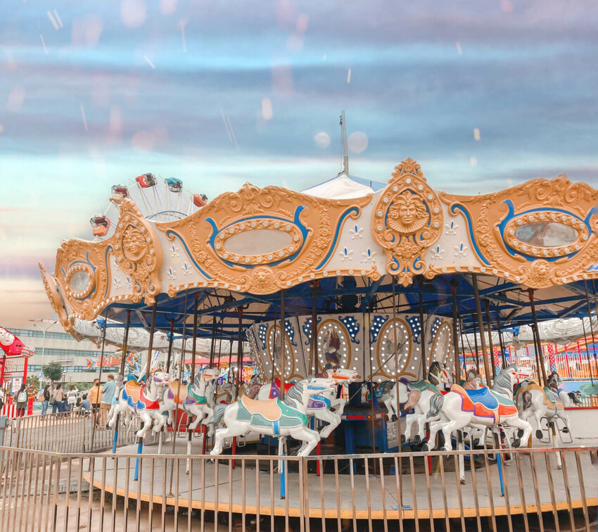 JETS嘉年華台南場。推薦設施 A10 旋轉木馬 