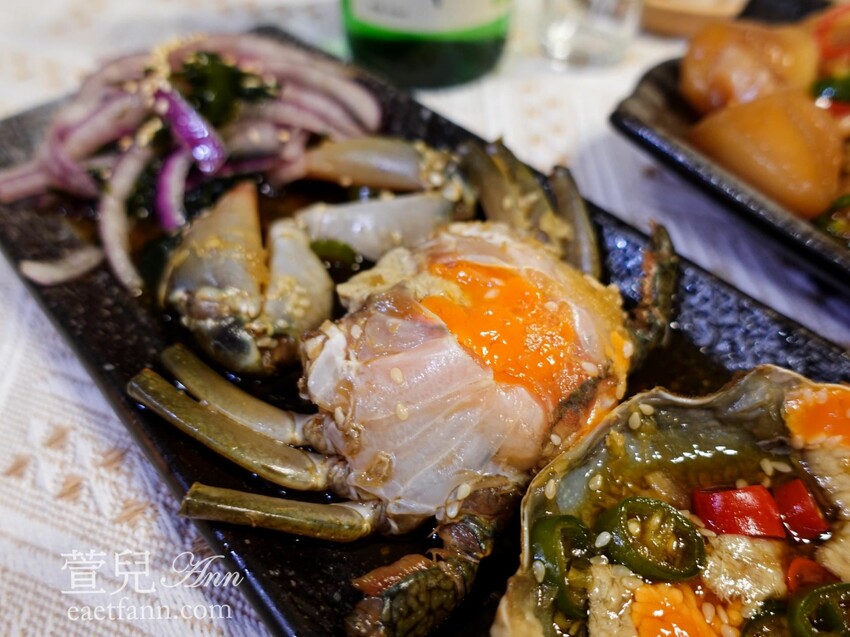 玥沐嚴選|韓國生醃醬螃蟹滿滿蟹黃好滿足 寶石鮭魚卵干貝醬/韓國醬油生醃干貝拌飯超美味 宅配美食 享用韓國超人氣美食 - 萱兒Ann玩樂生活