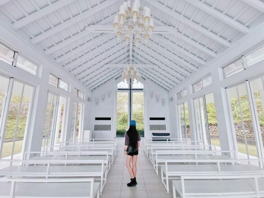 台南秘境|隱田山房-白色教堂