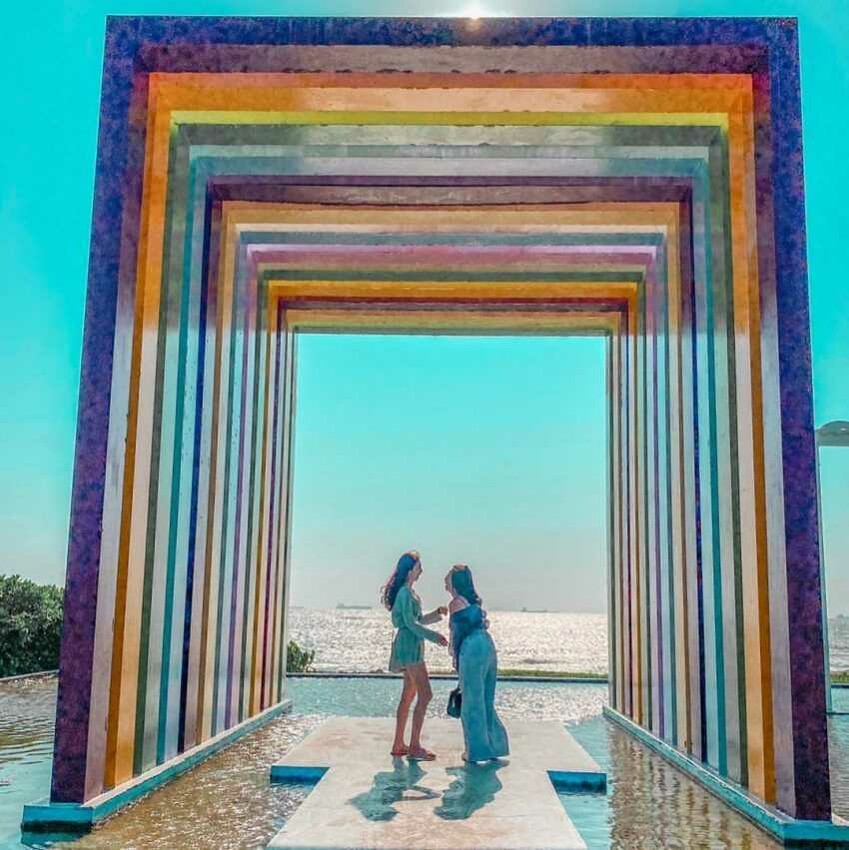 高雄旗津景點 |旗津彩虹教堂 IG網美景點 高雄景點 旗津一日遊 旗津二日遊