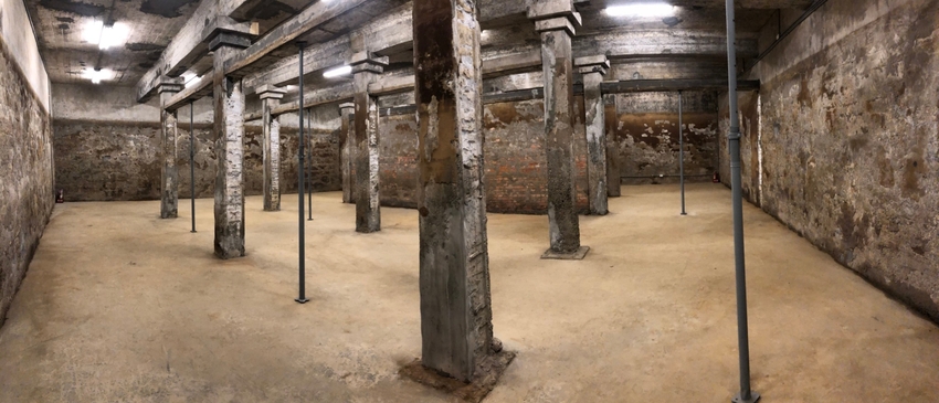 這周末的新北古蹟日文資小旅行，參加者可探秘市定古蹟「中和瑞穗配水池」隱藏在山體內部的淨水池結構。