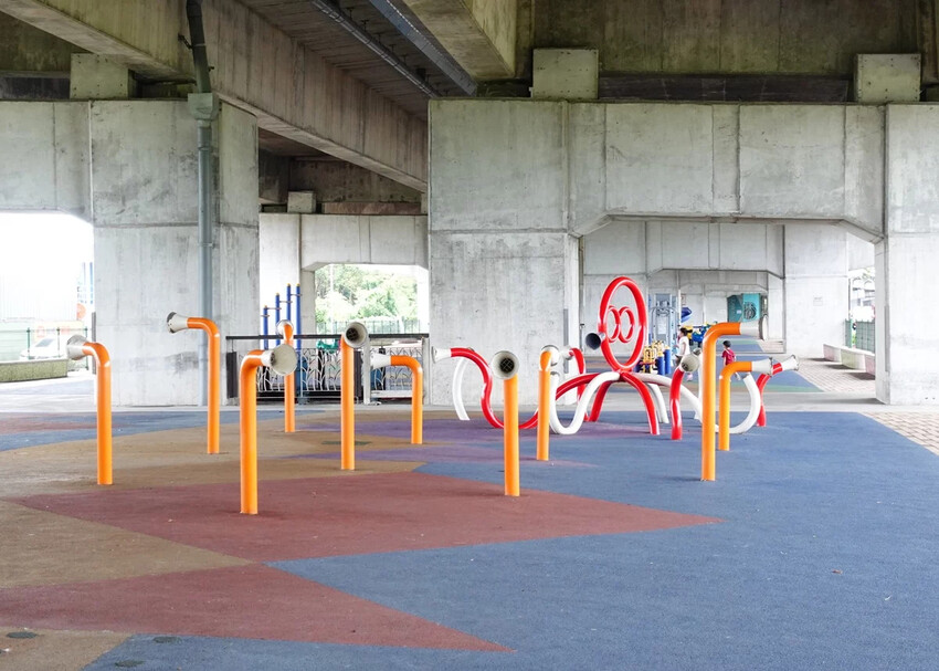 桃園橋下-兒童冒險公園 下雨天放電好去處