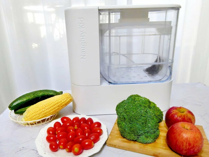 |  家電開箱 | Naughty Kid 頑皮貝貝 蔬果清洗機．活氧噴流清潔，一鍵自動清洗去除農藥／重金屬，大人小孩都可以放心享用！