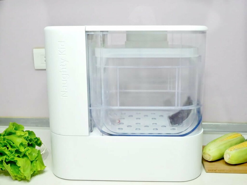 |  家電開箱 | Naughty Kid 頑皮貝貝 蔬果清洗機．活氧噴流清潔，一鍵自動清洗去除農藥／重金屬，大人小孩都可以放心享用！