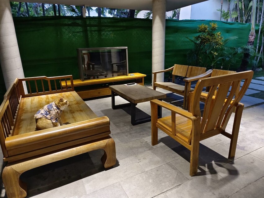 【屏東.東港】福灣villa海洋四人房。寵物友善清潔費一隻$500。超大庭院+戶外客廳可盡情奔跑