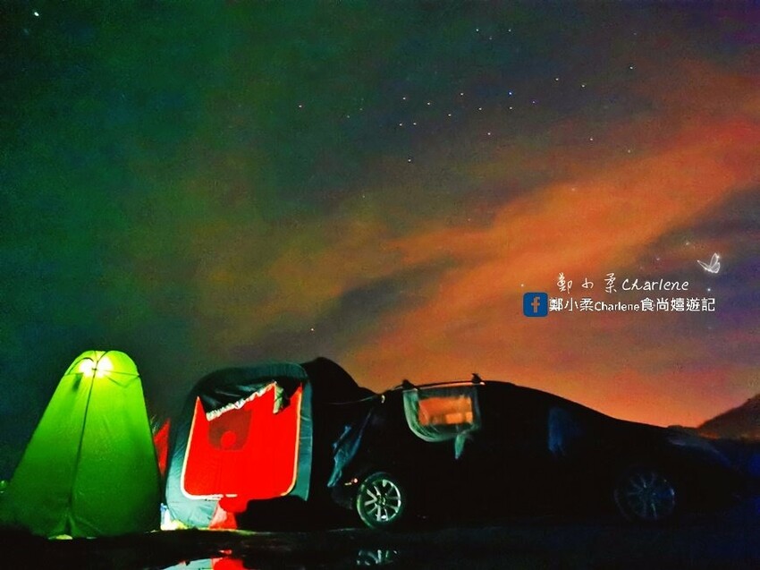 宜蘭頭城|蘭陽蟹莊+蜜月灣-龜山島海景第一排.第一次野營+車宿.第15露|車尾帳.淋浴廁所帳篷.淋浴高壓瓶.攜帶