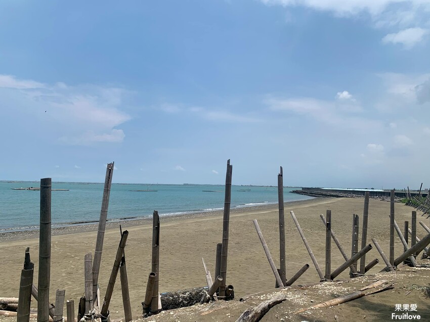 布袋小確幸海灘⟩散散步、吹吹海風、看看夕陽,沙灘秘境 @果果愛Fruitlove