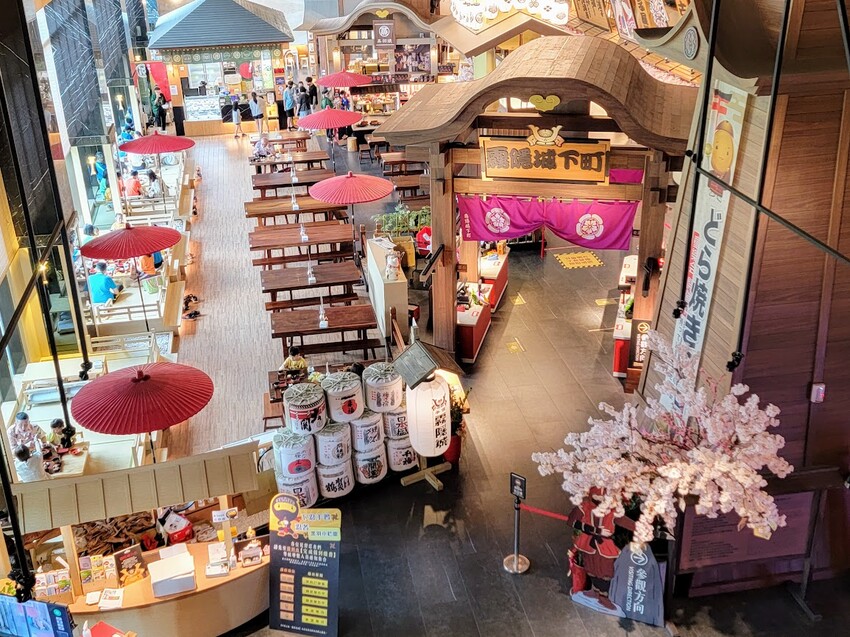 [旅行]桃園 體驗一場偽出國之旅，漫遊江戶老街城下町 品嘗好吃的和菓子 手信霧隱城