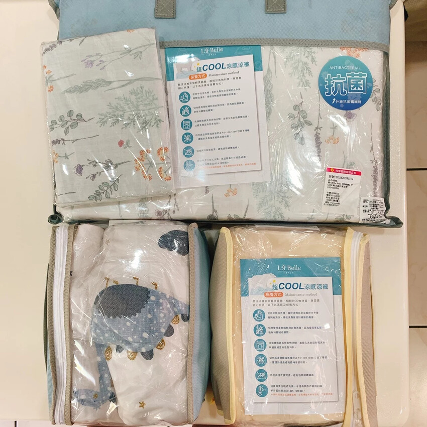 格蕾寢飾|La belle涼感被|降7度真有感!超涼感涼被、兒童抗菌涼被、天絲涼被體感開箱