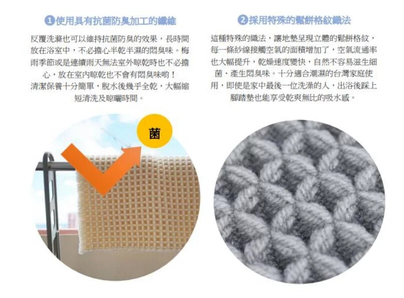 日韓好物開箱｜居家家事好幫手｜Calmland鬆餅格腳踏墊、Kaya蚊帳家事布、韓國Schigi廚房小物實測分享