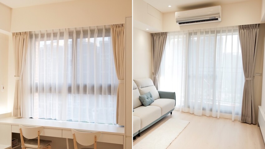 【新北窗簾推薦】魔法窗簾工坊～優質窗簾客製化服務、預約免費到府丈量報價～窗簾、紗簾、門簾、調光簾推薦～