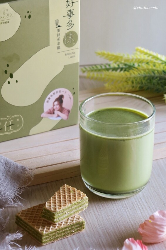 【宅配美食】任性eat下 - Selina任家萱自創甜點品牌~重抹茶威化餅和與重抹茶拿鐵與妳好事多抹
