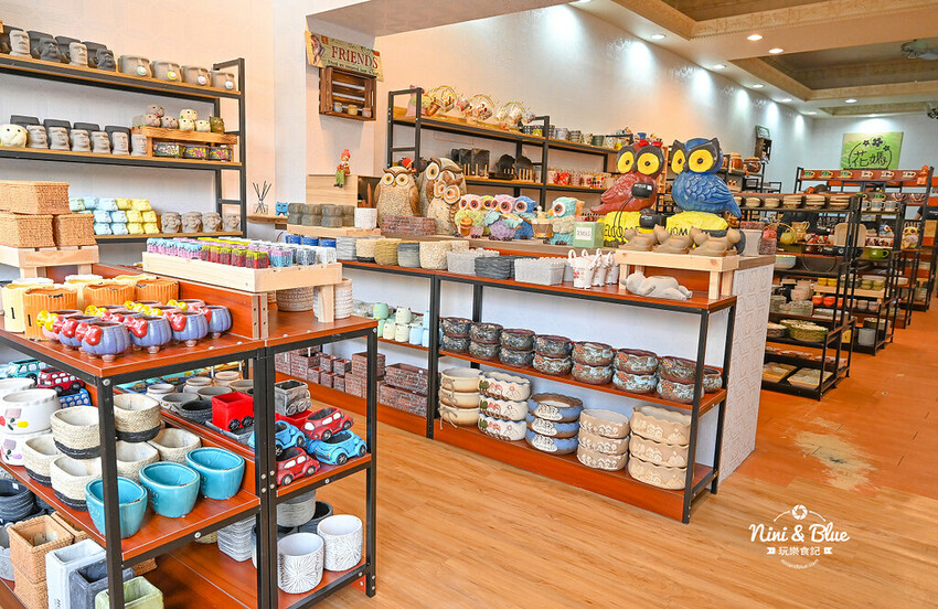 花媽生活工坊 | 雲林斗六日本陶瓷餐具、骨瓷杯、花器、多肉植物、生活雜貨小舖 @Nini and Blue  玩樂食記