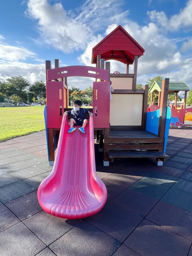 台東|台東兒童公園(生日蛋糕公園)超好玩海盜船溜滑梯!