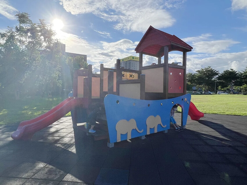 台東|台東兒童公園(生日蛋糕公園)超好玩海盜船溜滑梯!