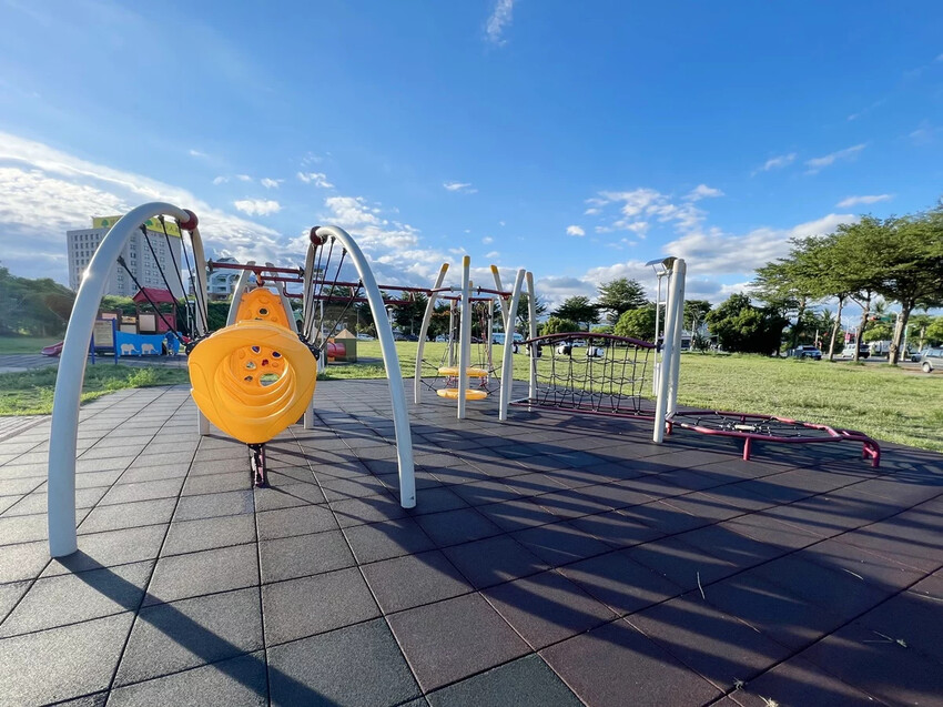 台東|台東兒童公園(生日蛋糕公園)超好玩海盜船溜滑梯!