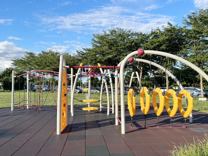 台東|台東兒童公園(生日蛋糕公園)超好玩海盜船溜滑梯!
