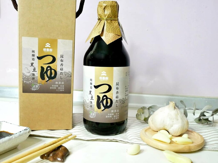 |醬油伴手禮推薦|悅善廚 昆布香菇黑豆醬油,感受傳統手工純釀造,無添加.自然120天熟成好滋味!