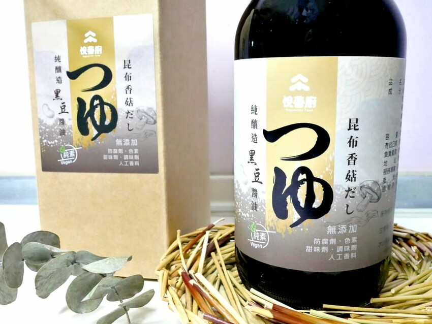 |醬油伴手禮推薦|悅善廚 昆布香菇黑豆醬油,感受傳統手工純釀造,無添加.自然120天熟成好滋味!