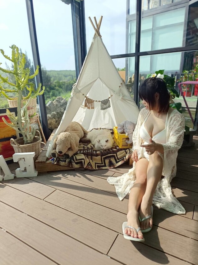 365848.jpg - 【屏東.小琉球】寵物友善住宿推薦。琉球粉舍海景民宿。有網美泳池可看海。樓中樓房型+陽台看海+超大浴缸