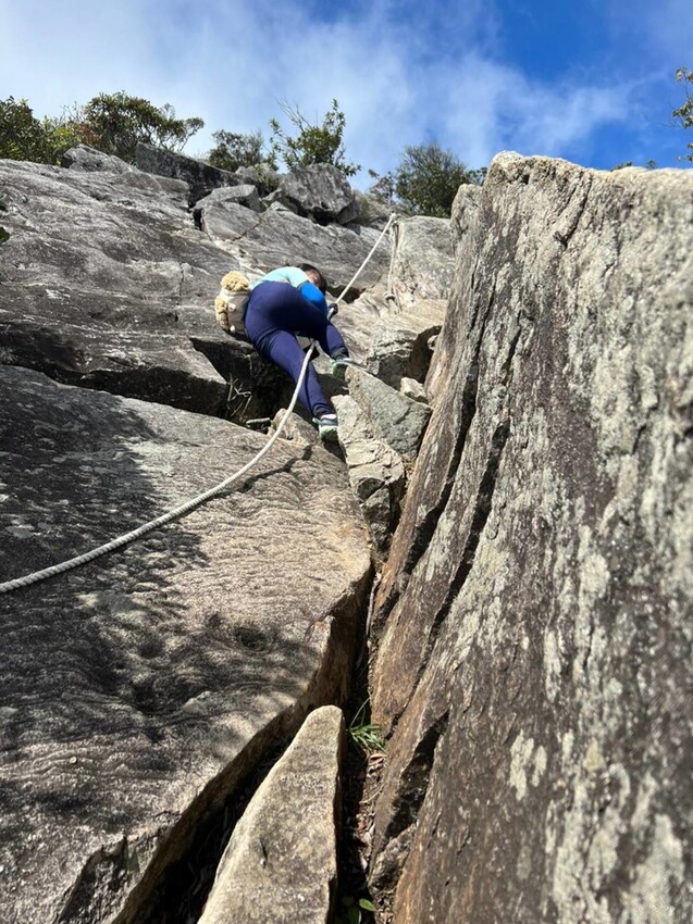 【台中】鳶嘴山+捎來步道。貓咪巴蕊初登鳶嘴山。標高2180中級山。懼高者體驗心得分享