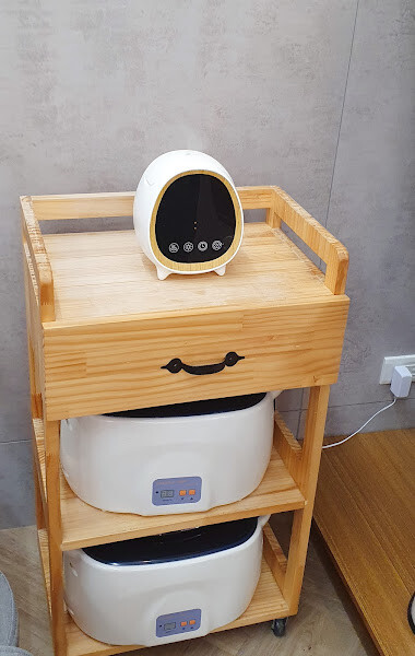 Share｜台南中西｜甲楚楚美甲沙龍 NF Art Salon — 清新透明的美甲沙龍，來做個放鬆的手足深層保養吧！