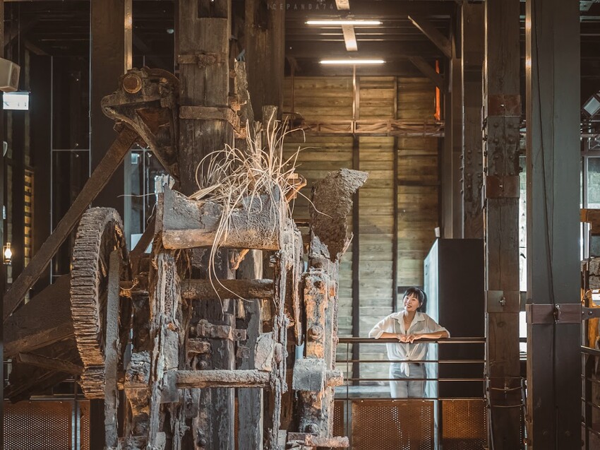猴硐新景點︱讓貓村不只是貓村，室內美到不像展覽館的瑞三整煤廠