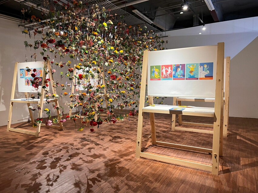 [台中展覽] 此時彼刻-國際插畫暨文資插畫展｜超夢幻花花隧道｜即日起～10/30止｜透過藝術 展現出生命中重要的時刻！ - 萍姐愛分享