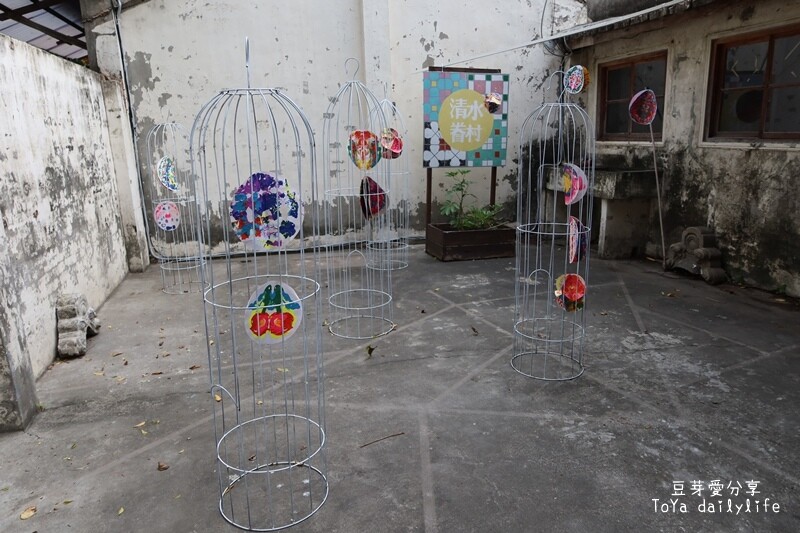 清水眷村文化園區｜周末才開放的「海灣彩繪館」也在這邊哦 🌱豆芽愛玩在台中