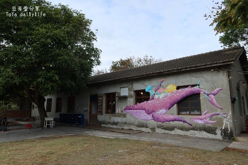 清水眷村文化園區｜周末才開放的「海灣彩繪館」也在這邊哦 🌱豆芽愛玩在台中