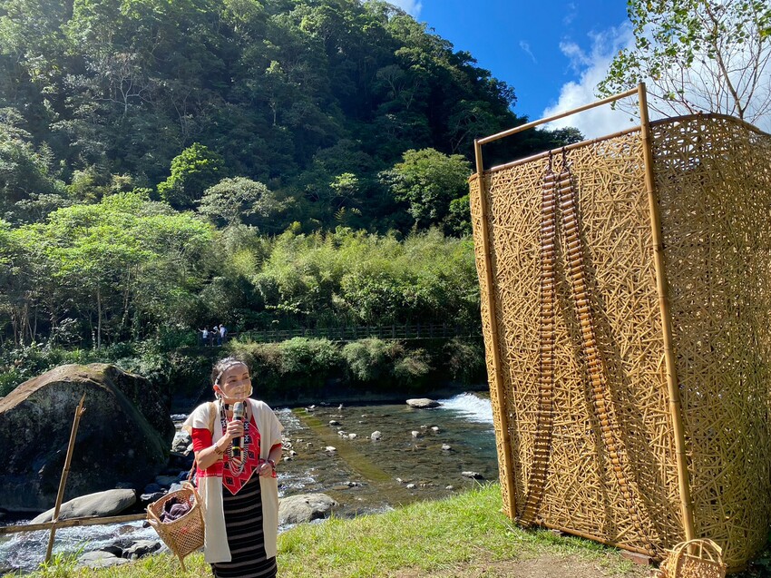 許家源 泰雅 Kiri(背簍)文化 體現烏來竹編藝術裝置