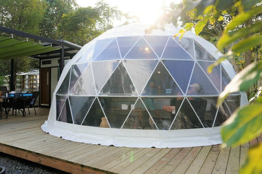 ▌南投露營 ▌峇嵐杉丘|新開幕絕美星空帳6星級奢華享受,澎派BBQ吃到飽,一泊三食森林深呼吸