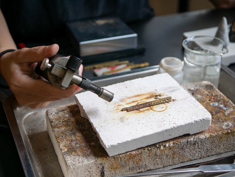 【金工】Mixgene混合基因,台北大稻程鍛敲黃銅戒指金工體驗