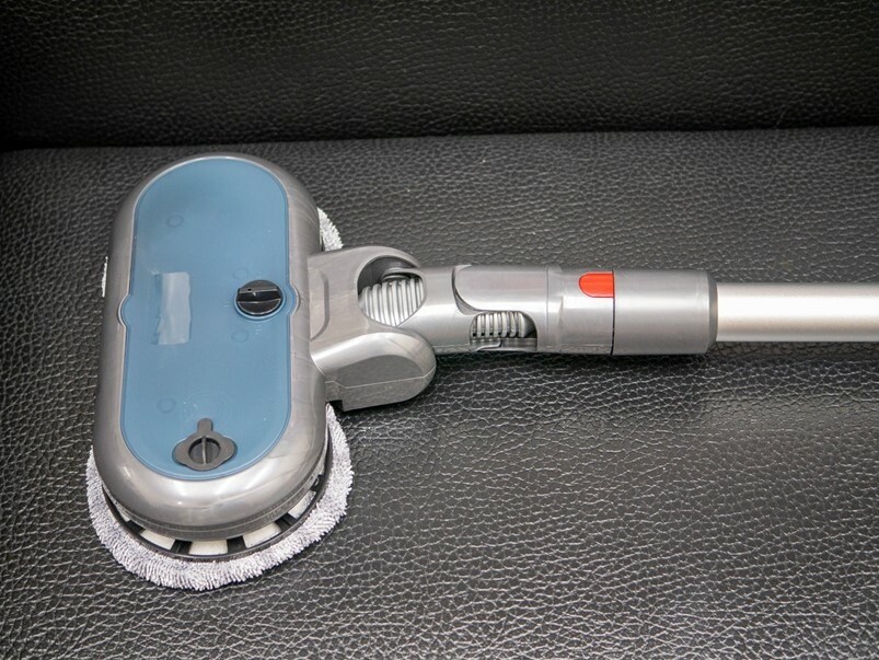 【開箱】SANSUI山水SVC-J800智能偵測濕拖無線吸塵器大全配，電動濕拖吸頭，吸塵拖地秒切換一次搞定，雙電池