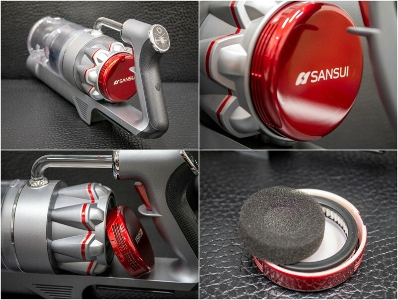 【開箱】SANSUI山水SVC-J800智能偵測濕拖無線吸塵器大全配，電動濕拖吸頭，吸塵拖地秒切換一次搞定，雙電池