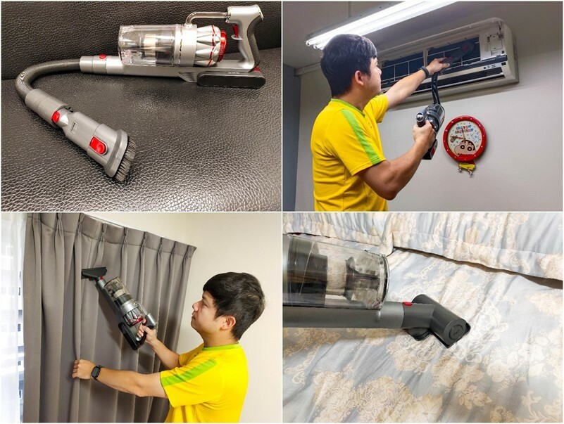 【開箱】SANSUI山水SVC-J800智能偵測濕拖無線吸塵器大全配，電動濕拖吸頭，吸塵拖地秒切換一次搞定，雙電池