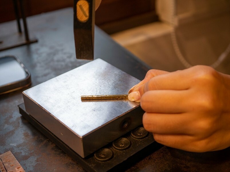 【金工】Mixgene混合基因,台北大稻程鍛敲黃銅戒指金工體驗