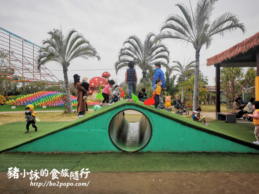 嘉義。民雄》三隻小豬觀光農場。有童話世界場景又有小動物的親子農場
