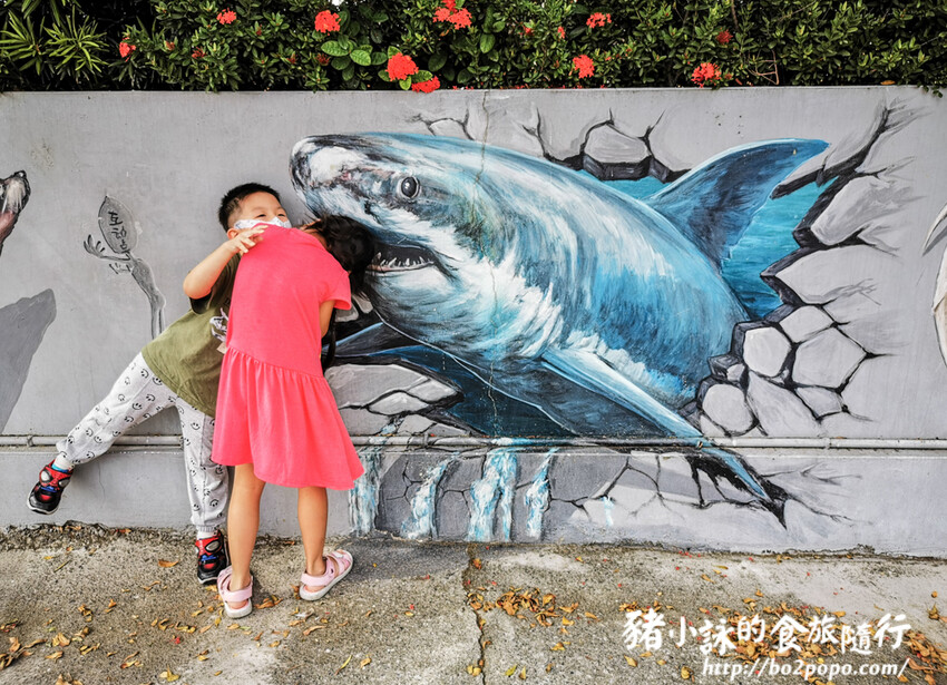 嘉義。布袋》好美里3D海洋世界戶外美術館+好美船屋