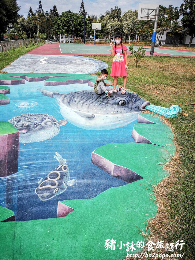 嘉義。布袋》好美里3D海洋世界戶外美術館+好美船屋
