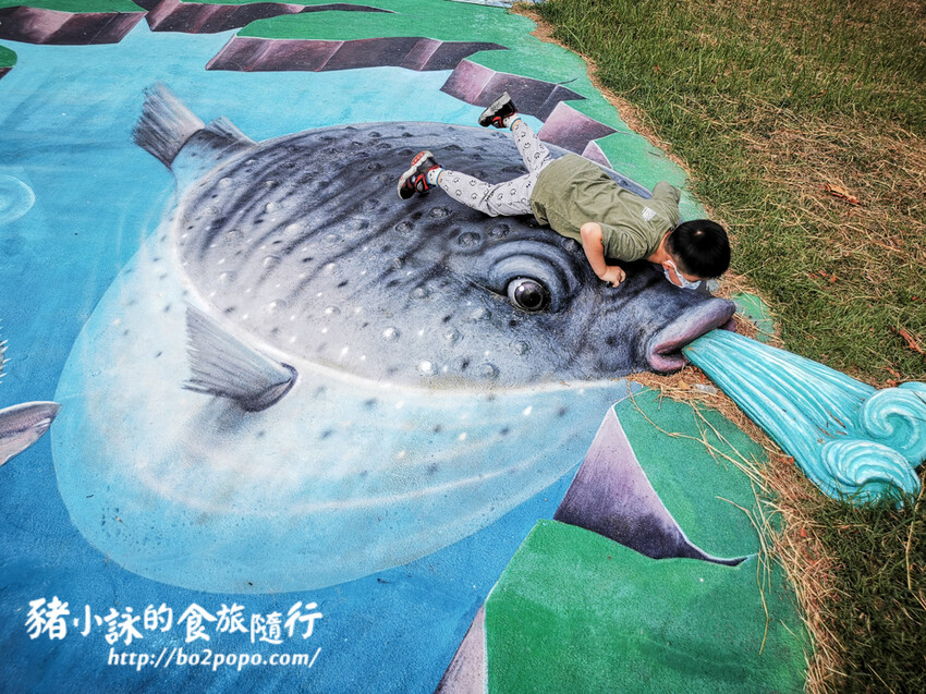 嘉義。布袋》好美里3D海洋世界戶外美術館+好美船屋