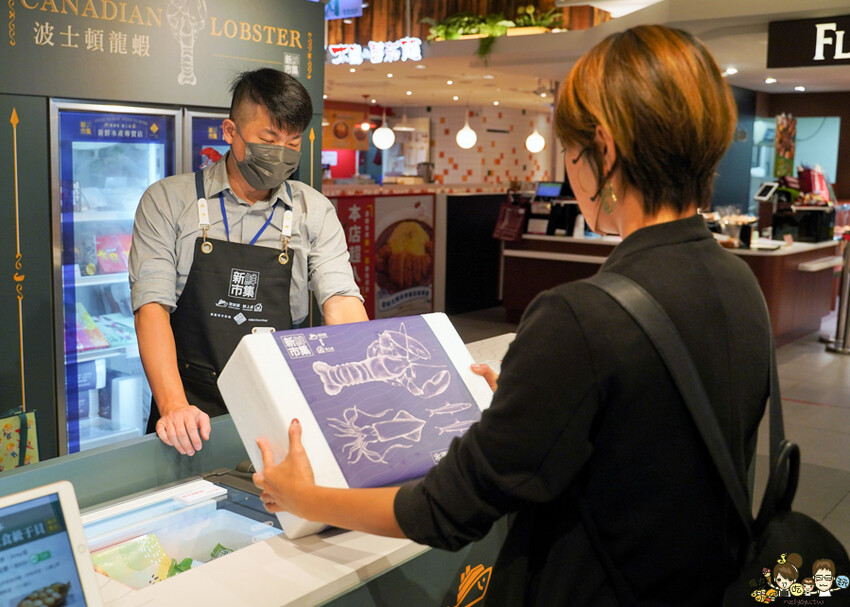 首度實體店鋪快閃櫃 新鮮市集，獨家超值海鮮組、新鮮配送、獨家引進精品葡萄酒 X 漢神百貨 B3 - 跟著尼力吃喝玩樂＆親子生活