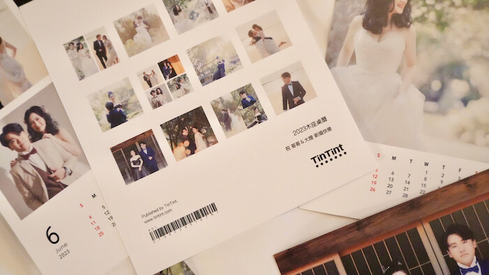 [送禮推薦] 點點印木座桌曆｜結婚禮物首選推薦！DIY客製化月曆全記錄