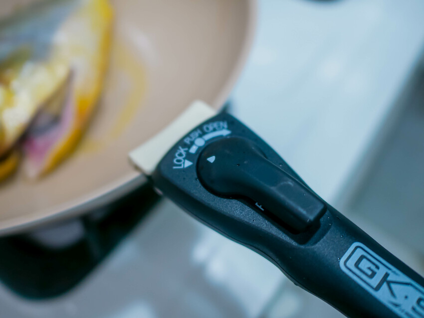 【美國GK‧STEEL】可拆把手疊疊鍋｜ESG環境友善｜星鑽陶瓷不沾貼面，超輕量化設計，可疊放收納省空間，可進