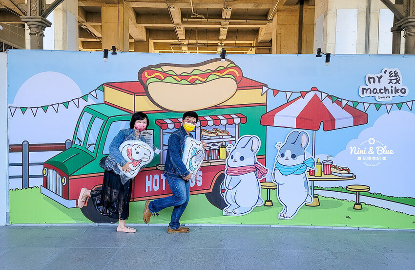 臺中驛冬日嘉年華 | 超萌角色搭乘旋轉木馬、摩天輪來到臺中驛鐵道文化園區,2022台中耶誕景點推薦 @Nini and Blue 玩樂食記