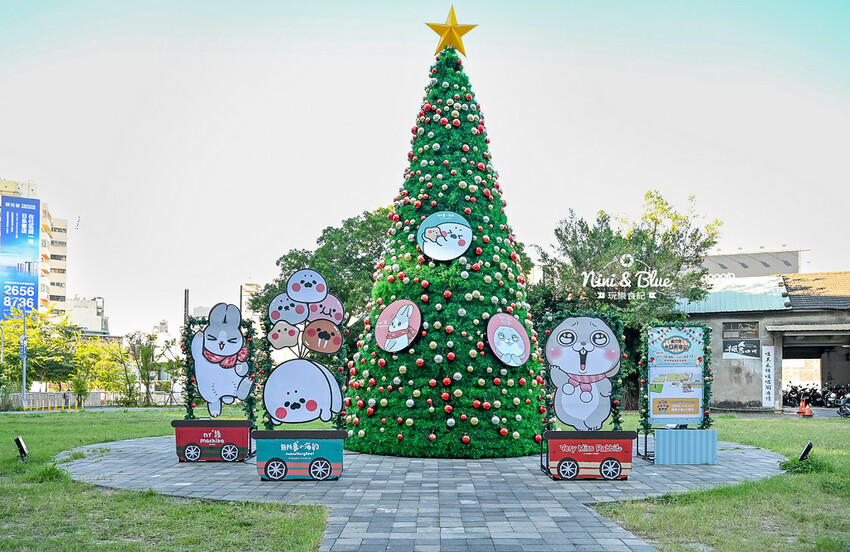 臺中驛冬日嘉年華 | 超萌角色搭乘旋轉木馬、摩天輪來到臺中驛鐵道文化園區,2022台中耶誕景點推薦 @Nini and Blue 玩樂食記