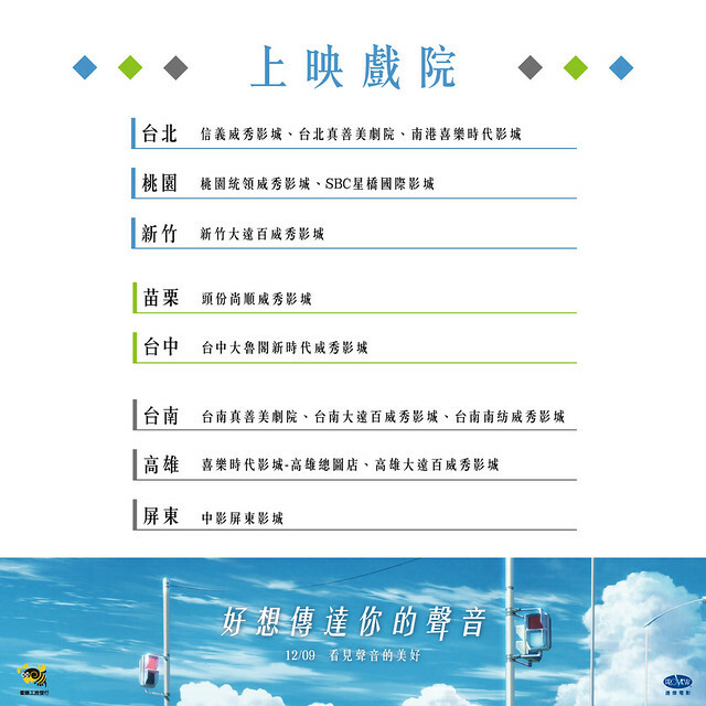 The Movie posters & stills of Japanese animation movie 日本動畫電影《好想傳達你的聲音》(きみの声をとどけたい/Kimi no Koe wo' Todoketai/Your Voice -KIMIKOE-) will be launching from Dec 9, 2022  onwards in Taiwan.