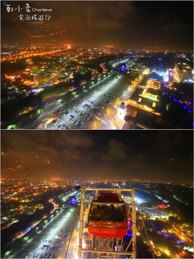 台中后里|麗寶OUTLET MALL-耶誕新年城.3大光影藝術燈區|全台最大天空之夢摩天輪.一圈25分獨家LINE FRIENDS